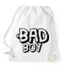 PRINTFASHION bad boy - Sportzsák, Tornazsák - Fehér