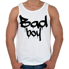 PRINTFASHION bad boys 2 - Férfi atléta - Fehér
