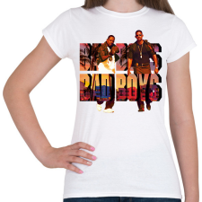 PRINTFASHION BAD BOYS BAD BOYS - Női póló - Fehér női póló