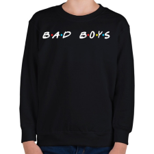 PRINTFASHION Bad boys - Gyerek pulóver - Fekete gyerek pulóver, kardigán