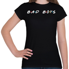 PRINTFASHION Bad boys - Női póló - Fekete női póló