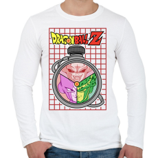 PRINTFASHION Bad - Férfi hosszú ujjú póló - Fehér