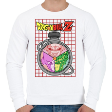 PRINTFASHION Bad - Férfi pulóver - Fehér