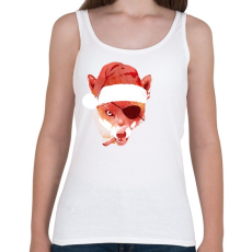 PRINTFASHION Bad santa - Női atléta - Fehér