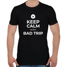 PRINTFASHION BAD TRIP - Férfi póló - Fekete férfi póló