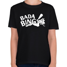 PRINTFASHION bada bing - Gyerek póló - Fekete gyerek póló