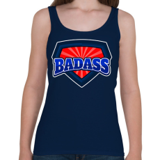 PRINTFASHION BADASS - Női atléta - Sötétkék