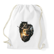PRINTFASHION Baglyok - Sportzsák, Tornazsák - Fehér tornazsák