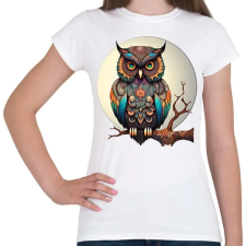 PRINTFASHION Bagoly - Női póló - Fehér női póló