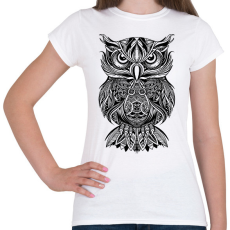 PRINTFASHION Bagoly - Női póló - Fehér