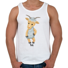 PRINTFASHION Bak - Férfi atléta - Fehér atléta, trikó