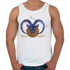 PRINTFASHION Bak - Férfi atléta - Fehér atléta, trikó