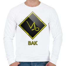 PRINTFASHION Bak - Férfi pulóver - Fehér férfi pulóver, kardigán