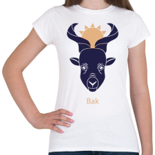 PRINTFASHION Bak minta - Női póló - Fehér női póló