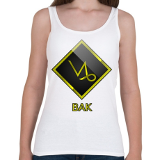 PRINTFASHION Bak - Női atléta - Fehér