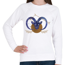 PRINTFASHION Bak - Női pulóver - Fehér női pulóver, kardigán