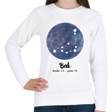 PRINTFASHION Bak - Női pulóver - Fehér