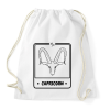 PRINTFASHION bak - Sportzsák, Tornazsák - Fehér