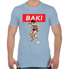 PRINTFASHION bakio - Férfi póló - Világoskék férfi póló