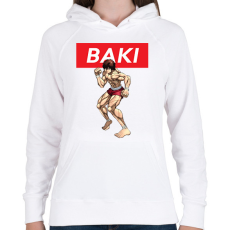PRINTFASHION bakio - Női kapucnis pulóver - Fehér