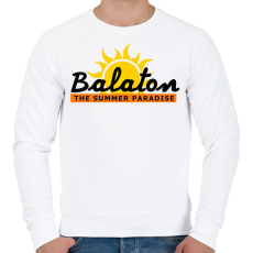 PRINTFASHION BALATON2 - Férfi pulóver - Fehér