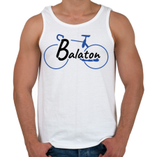 PRINTFASHION Balaton bringa - Férfi atléta - Fehér atléta, trikó