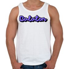 PRINTFASHION Balaton - Férfi atléta - Fehér atléta, trikó