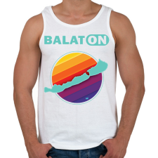 PRINTFASHION Balaton  - Férfi atléta - Fehér atléta, trikó