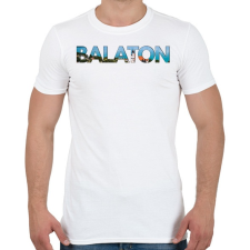PRINTFASHION Balaton - Férfi póló - Fehér férfi póló