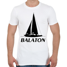 PRINTFASHION balaton - Férfi póló - Fehér férfi póló