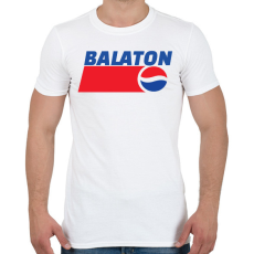 PRINTFASHION BALATON  - Férfi póló - Fehér