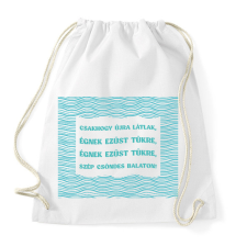 PRINTFASHION Balaton - Gárdonyi G. - Sportzsák, Tornazsák - Fehér tornazsák