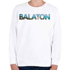 PRINTFASHION Balaton - Gyerek pulóver - Fehér