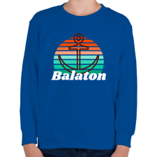 PRINTFASHION Balaton - Gyerek pulóver - Királykék gyerek pulóver, kardigán