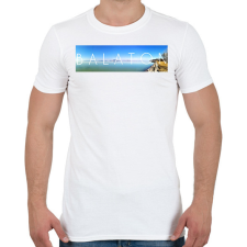 PRINTFASHION Balaton Panoráma  - Férfi póló - Fehér férfi póló