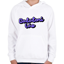 PRINTFASHION Balatoni Láz - Gyerek kapucnis pulóver - Fehér gyerek pulóver, kardigán