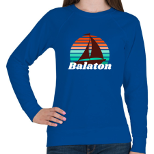 PRINTFASHION Balatoni vitorlás - Női pulóver - Királykék női pulóver, kardigán