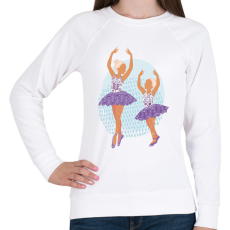 PRINTFASHION Balett - Női pulóver - Fehér