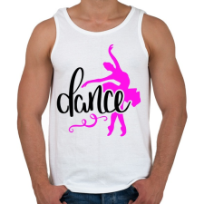 PRINTFASHION Balett táncos - Férfi atléta - Fehér atléta, trikó