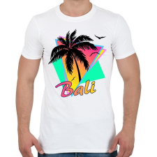 PRINTFASHION Bali - Férfi póló - Fehér férfi póló