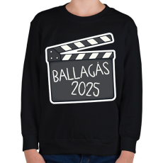PRINTFASHION Ballagás 2025 - Gyerek pulóver - Fekete