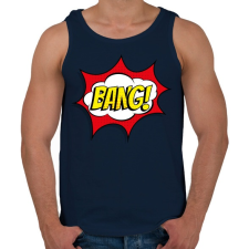 PRINTFASHION Bang! - Férfi atléta - Sötétkék atléta, trikó