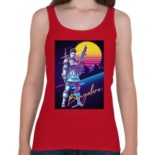 PRINTFASHION Bangalore Retro - Apex Legends - Női atléta - Cseresznyepiros női trikó