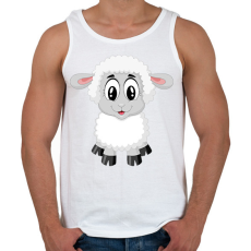 PRINTFASHION Bárány - Férfi atléta - Fehér