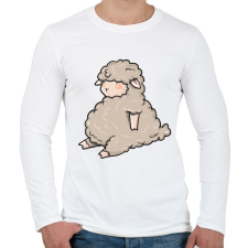 PRINTFASHION Bárány - Férfi hosszú ujjú póló - Fehér férfi póló