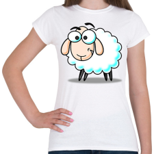 PRINTFASHION Bárány - Női póló - Fehér női póló