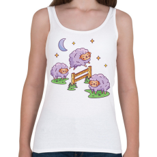 PRINTFASHION Bárányok - Női atléta - Fehér