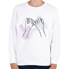 PRINTFASHION Barátok örökké - Gyerek pulóver - Fehér