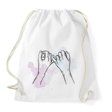 PRINTFASHION Barátok örökké - Sportzsák, Tornazsák - Fehér tornazsák
