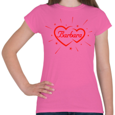 PRINTFASHION Barbara - Női póló - Rózsaszín női póló
